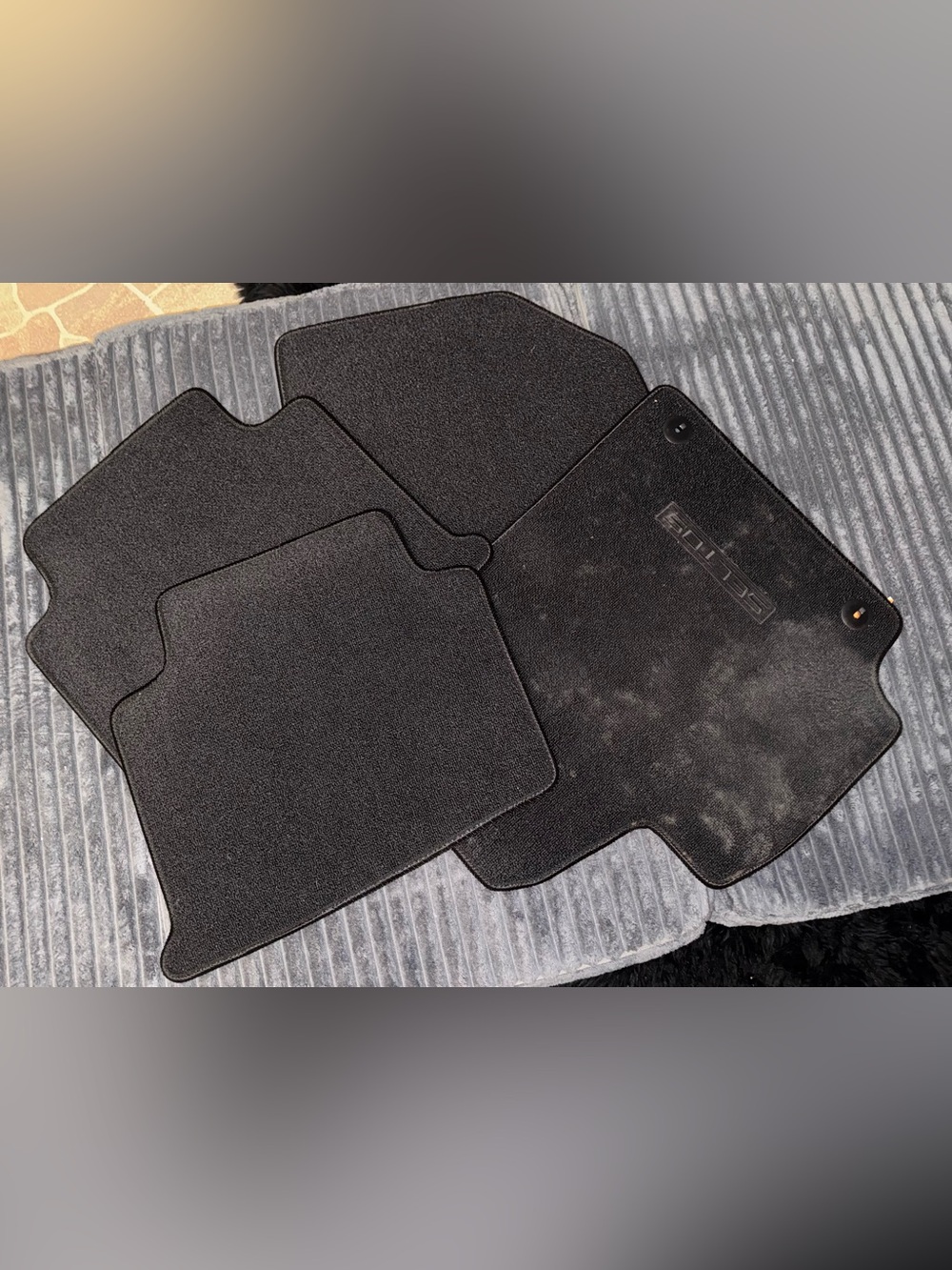 Genuine 2020 Kia Selto Car Floor Fabric Mat Set Of 4